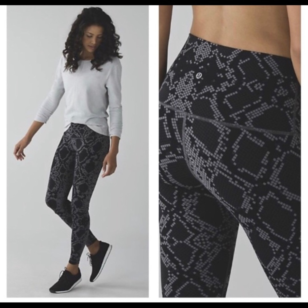 Lululemon Snakeskin Leggings